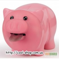 Копилка «Жующая Свинка», купить копилку в Интернет магазине, оригинальная копилка свинка