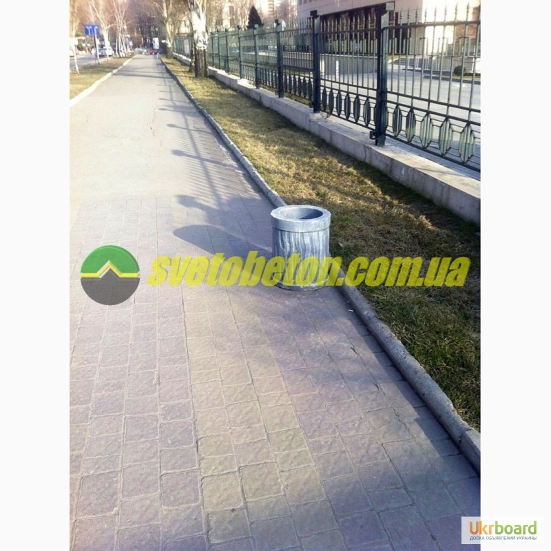 Фото 6. Урна бетонная уличная из бетона для мусора улиц и парков купить оптом декоративную круглую