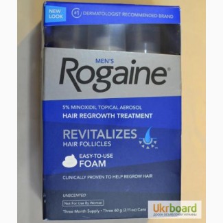 Пена Регейн (Men’s Rogaine Foam 5% Minoxidil) 5% миноксидил