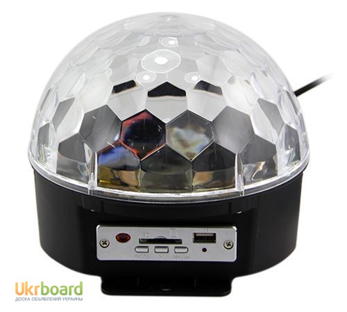 Проектор диско шар c MP3 плеером LED Ball Light