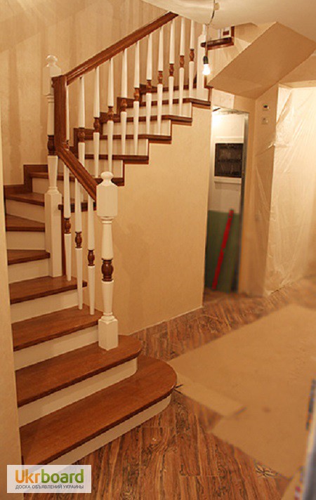 Фото 2. Деревянные лестницы из дуба/ясеня. Обшивка бетонных лестниц. Качественно, доступные цены