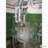 Реактор из нержавеющей стали, аппарат с мешалкой и рубашкой объемом 100л, 1, 6м3