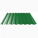 Забор из профнастила зелённый, профильный лист 6005