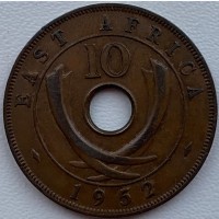 Восточная Африка 10 центов 1952 год ОТЛИЧНАЯ!!! е231