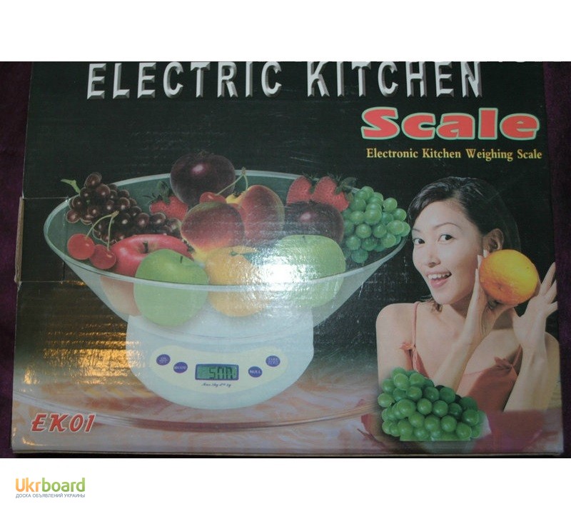 Фото 5. Весы кухонные с чашей Electric Kitchen Weighing Scale