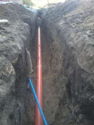 Прокладывание наружных сетей водопровода и канализации в Херсоне.Гарантия