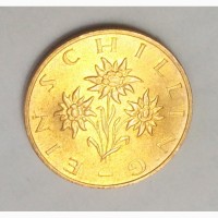 Монета.Страна Австрия, 1 шиллинг, 1997