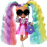 Barbie Extra Барби мини экстра модная Модница в куртке 6 HHF82 Minis R