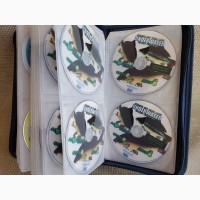 Коллекция DVD дисков Про рыбалку, в футляре, около 80 дисков