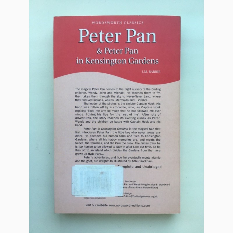 Фото 5. Пітер Пен Peter Pan J. M. Barrie Джеймс Баррі книжки англійською