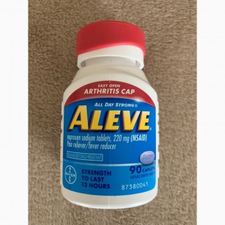 Aleve 220 мг, Алів, 90 таблеток, знеболювальний засіб, Bayer