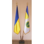 Напольный комплект с кабинетным флагом Украины