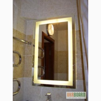 Зеркало с подсветкой на светодиодах в ванную