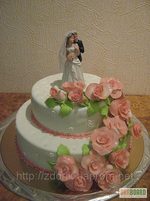 Фото 2. Свадебный торт Жених и невеста