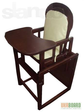 Детский стол-стул Трия Элегант-новый темный бук и белый