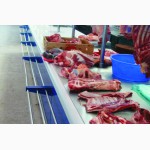 Холодильный торговый прилавок мясной для рынка/рынков.Модели с вешалом-крюк для туши мяса