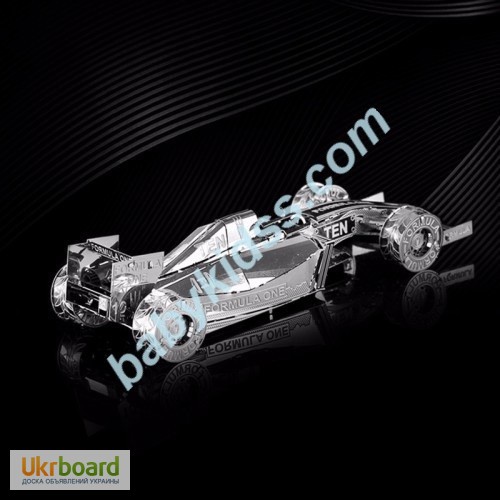 Фото 4. Металлический конструктор 3d пазл Формула1 боллид