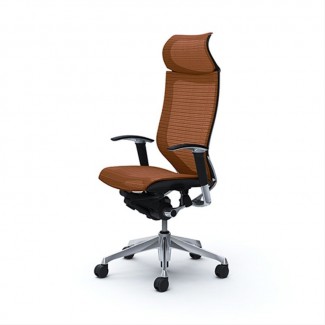 Эргономичное кресло OKAMURA CP polished-mech-BROWN