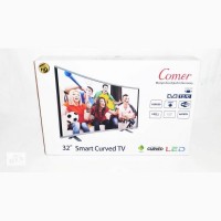 Телевизор Comer 32« Изогнутый Smart TV, WiFi, 1Gb Ram, 4Gb Rom, T2, USB, HDMI, Android 4.4