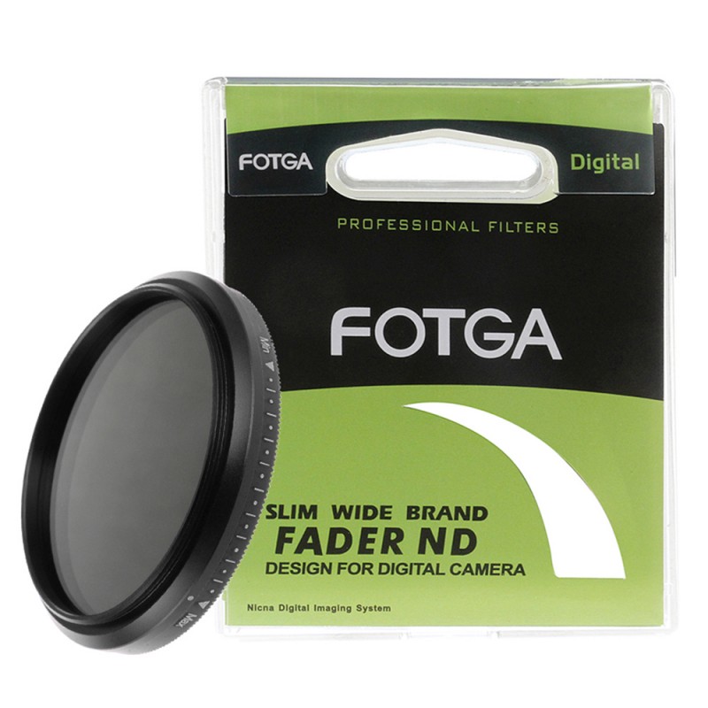 Фото 2. 67mm светофильтр нейтрально-серый с переменной плотностью Fotga Slim Fader ND2-400