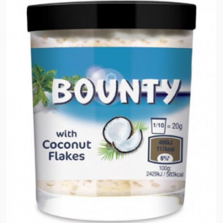 Bounty With Coconut Flakes с кокосовыми хлопьями 200г Шоколадная паста