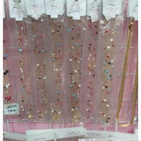 Бижутерия под золото : серьги, браслеты, цепочки опт и розница