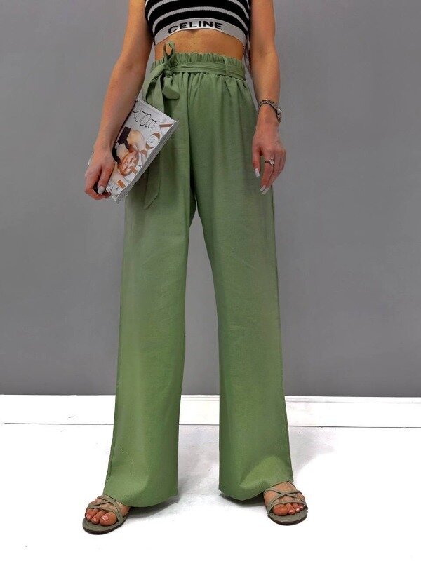 Фото 6. Женские льняные свободные брюки в расцветках рр 50-60