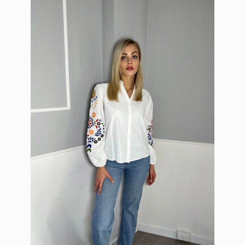 Фото 6. Жіноча вишиванка сучасна, вишита блуза, вишита сорочка