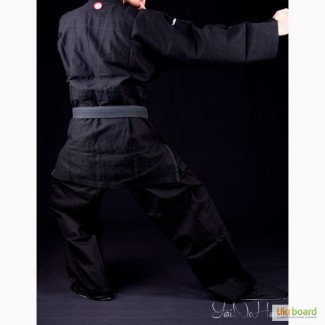 Черное плетенное кимоно (ДО ГИ) для единоборств (Master 2) Италия