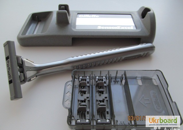 Фото 5. Сменные кассеты Gillette Sensor Excel 3 лезвия, 8 шт