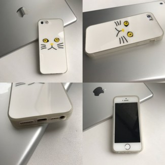 Чехол с глянцевой поверхностью на iPhone 5/5S