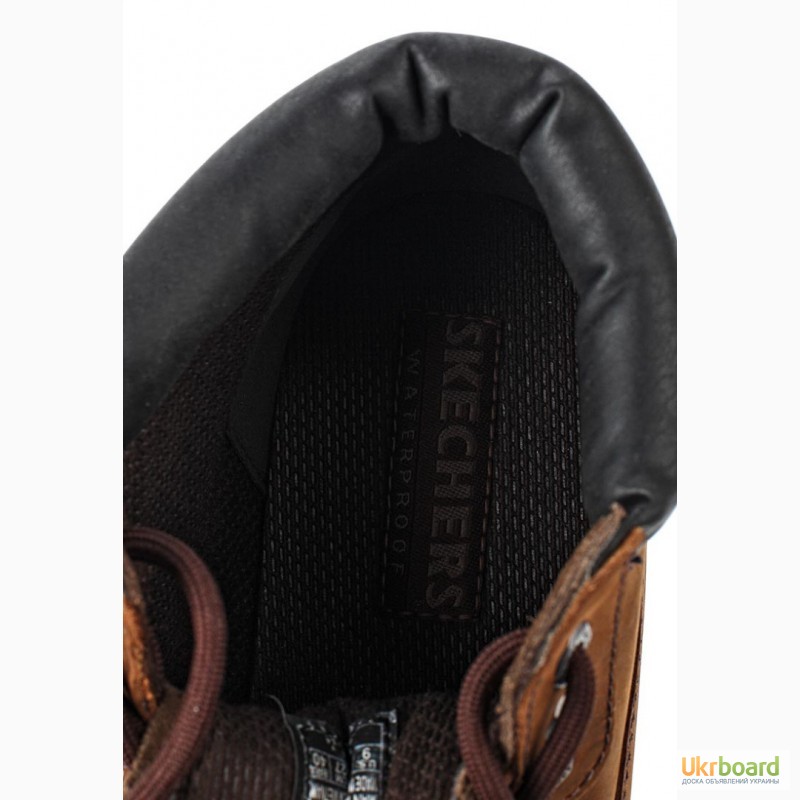 Фото 5. Распродажа! Мощные ботинки Skechers Коричневые Натуральный Нубук-Ойл