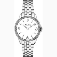 Суперцена!BULOVA :Женские часы с 72 натуральными бриллиантами сапфировое стекло