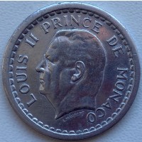 Монако 2 франка 1943 год ф284 СОСТОЯНИЕ