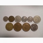 Монеты Бельгии (10 штук)