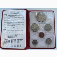 Сингапур набор монет 1967 года РЕДКИЙ