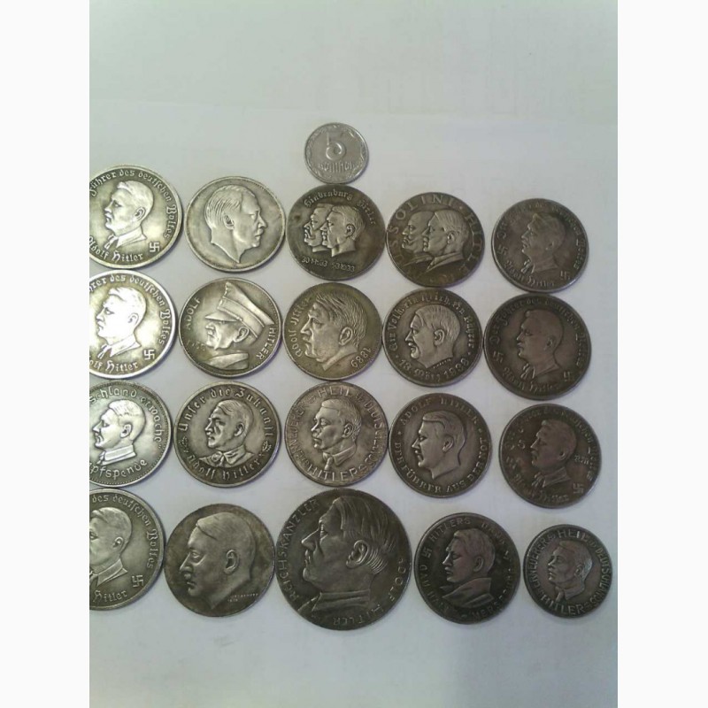 Фото 4. Продам монеты 3 рейха с изображением Гитлера