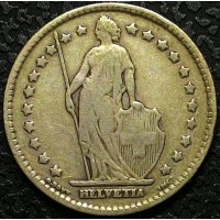 Швейцария 1 франк 1903 год серебро СОСТОЯНИЕ