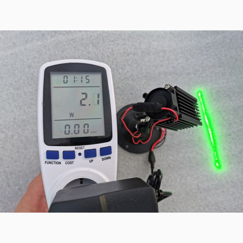 Фото 9. Лазер для станка 200мВт зеленый (лазерный имитатор линии пропила) - лазер линия