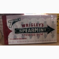 Конфета Жевательная резинка Риглейс Wrigley#039;s Spearmint 7 Pack Жевачка Жевательная конфета