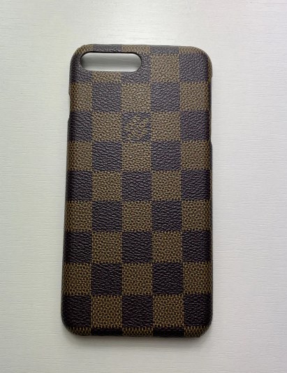 Роскошный чехол брендовый iPhone 12 Pro Max Louis Vuitton Canvas для модели iPhone 12