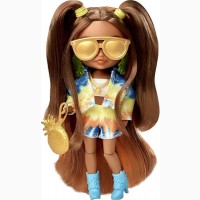 Barbie Extra Барби мини экстра модная Модница в куртке 5 Minis Tie-Dye