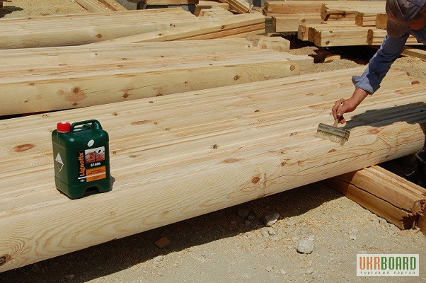 Фото 3. Антисептик «Lignofix-Stabil» идеальная защита для новой древесины