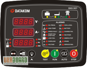 DATAKOM DKG-307 устройство автоматического контроля сети MPU версии