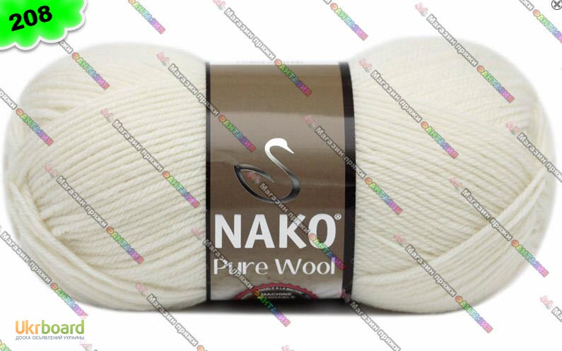 Фото 3. Пряжа Nako Pure Wool