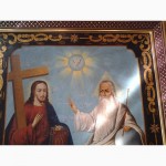 Продам икону конец 19 века три святых