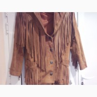 Продам кожаную косуху разных видов, ковбойка индейский стиль куртка замшевая с бахромой
