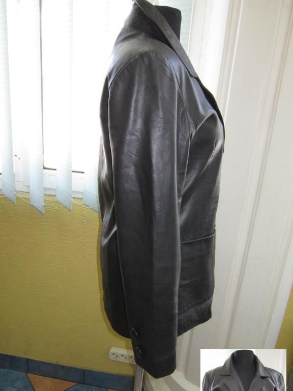 Фото 5. Модная женская кожаная куртка-пиджак JOY. Лот 112