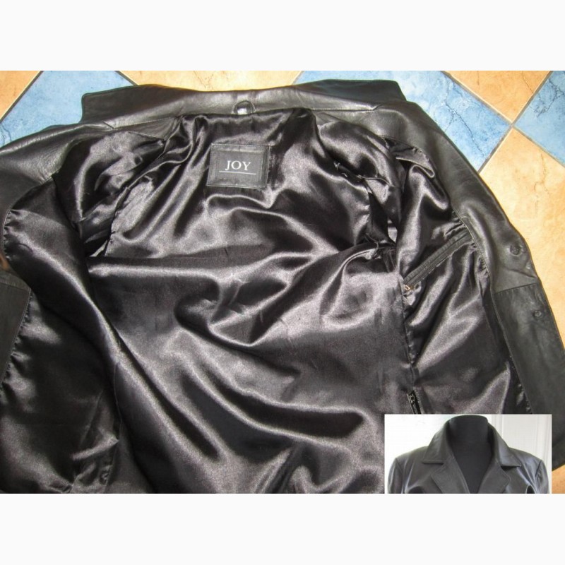 Фото 8. Модная женская кожаная куртка-пиджак JOY. Лот 112