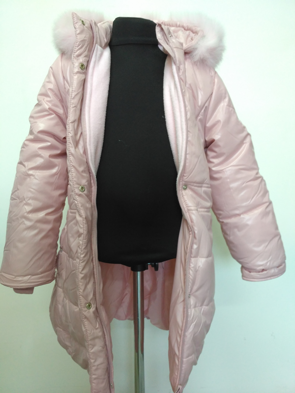 Фото 2. Пальто Pastels pink натуральный мех